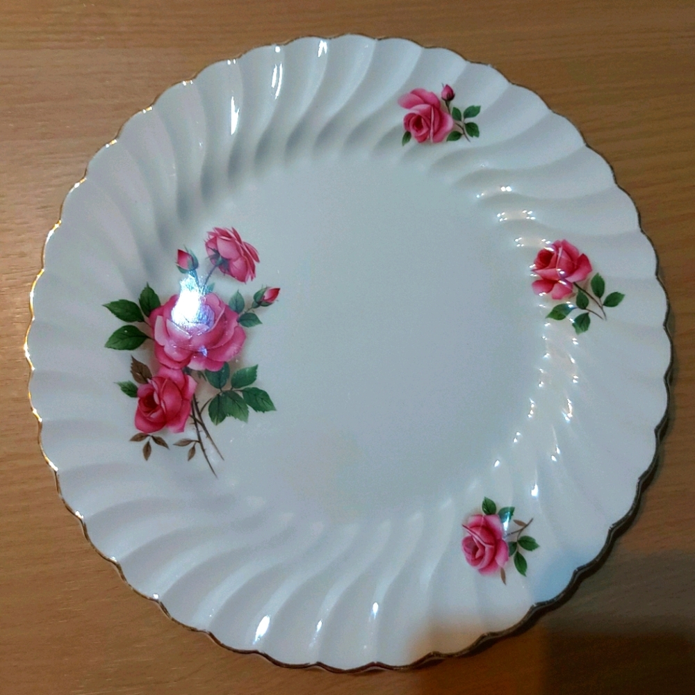 Vintage Johnson Brothers Snowhite Regency Plate
